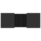 Coffee Table Black 100x55x40 cm Engineered Wood 840871