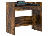 DJ Table Smoked Oak 82 x 45 x 102 cm Engineered Wood 8006752