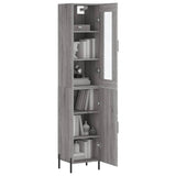 Highboard Grey Sonoma 34,5x34x180 cm Engineered Wood 3199183
