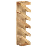 ZNTS Wine Rack for 5 Bottles Solid Mango Wood 321627