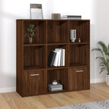 Book Cabinet Brown Oak 98x30x98 cm 815449