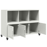 ZNTS Sideboard White 100.5x39x72 cm Steel 846739