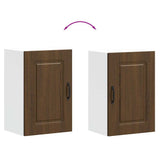 Kitchen Wall Cabinet Kalmar Brown Oak Engineered Wood 853554