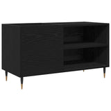 Record Cabinet Black Oak 85 x 38 x 48 cm Engineered Wood 862896