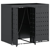 Wheelie Bin Storage for 2 Bins Anthracite 136 x 77.5 x 121.5 cm 3394743