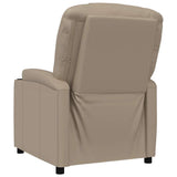 Recliner Chair Cappuccino Faux Leather 340965