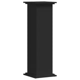 Plant Stand Black 33x33x100 cm Engineered Wood 852979