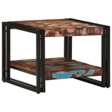 Coffee Table Multicolour 50x50x38 cm Solid Wood Reclaimed 4102723