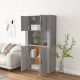 Highboard Grey Sonoma Engineered Wood 3185357