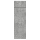 Storage Cabinet Concrete Grey 70x42.5x225 cm Engineered Wood 3281332