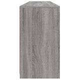 Sideboard with LED Lights Grey Sonoma 162x37x67 cm 3209000