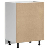 Sink Base Cabinet "Kalmar" Smoked Oak 60x46x81,5 cm Engineered Wood 853442