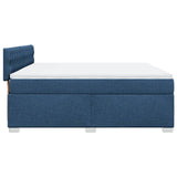 Box Spring Bed with Mattress Blue 180x200 cm Fabric 3285980