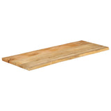 Table Top 140x60x3.8 cm Live Edge Solid Wood Mango 370745
