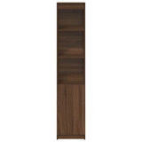 Highboard Brown Oak 37.5x35x180 cm Engineered Wood 861676