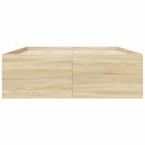 Bed Frame without Mattress Sonoma Oak 120x190 cm Small Double 3280953