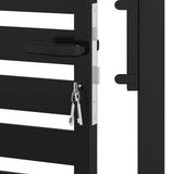 Garden Gate Lockable Black 100x100 cm Aluminium 42004146