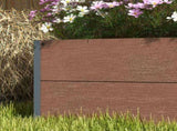 34 x 69.5cm Garden Planter Box, with Back Trellis, Brown T3398P322141