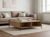 Coffee Table Artisan Oak 90 x 90 x 41 cm Engineered Wood 8013607