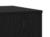 Plant Stand 2 pcs Black Oak 33 x 33 x 100 cm Engineered Wood 3365606