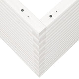 Garden Planter White 80x80x68.5 cm Solid Wood Pine 3282480