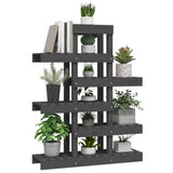 Plant Stand Grey 85x25x109.5 cm Solid Wood Pine 822089