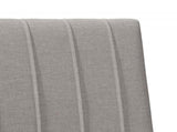 Upholstered Headboard Taupe 75 cm Solid Pine Wood 879427