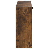 Wall-Mounted Shoe Cabinet HAARLEM 71 x 17 x 43 cm Smoked Oak 896850