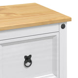 Kitchen Storage White and Honey Wax 112 x 70 x 91.5 cm 42033379