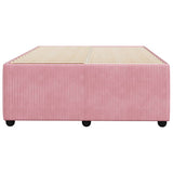 Bed Frame without Mattress Pink 120x200 cm Velvet 3285005