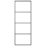 Sliding Door with Hardware Set 76x205 cm ESG Glass&Aluminium 3152145