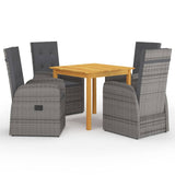 Garden Dining Set Grey 3095276