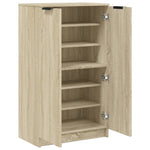 Shoe Cabinet Sonoma Oak 59x35x100.5 cm Engineered Wood 811442