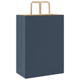 Paper Bags 250 pcs with Handles Blue 32x17x44 cm 4101930