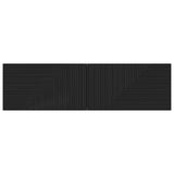 Wall-Mounted Headboard HAARLEM Black Engineered Wood 896936
