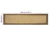 Area Rugs Grey 80 x 300 cm Jute 42010666