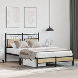 Bed Frame without Mattress Sonoma Oak 120x200 cm Engineered Wood 4106942