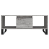 Coffee Table Grey Sonoma 90x50x36.5 cm Engineered Wood 830602