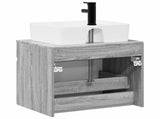 Bathroom Furniture Set Grey Sonoma Engineered Wood 3404296