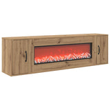 Electric Fireplace Artisan Oak 155 x 30 x 44 cm Engineered wood 8021022