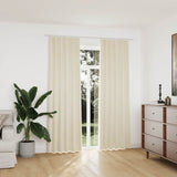 Blackout Curtains 2 pcs with Hooks Velvet Cream 140x225 cm 134517