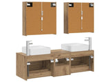Bathroom Furniture Set 5 pcs Artisan Oak 3406774