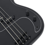 Electric Bass Guitar for Beginner with Bag Black 4/4 46" 70185