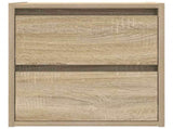 Wall-mounted Bedside Cabinets 2 pcs Sonoma Oak 38x34x40 cm 861252