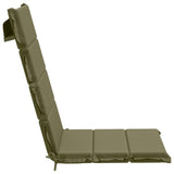 High Back Chair Cushion GEMERT 2 pcs 100% Polyester Olive Green 946035