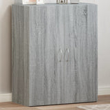 File Cabinet Grey Sonoma 60x32x77.5 cm Engineered Wood 840770