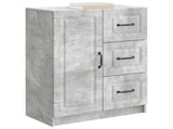 Sideboard Concrete Grey 66 x 34.5 x 87 cm Engineered Wood 895778