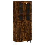 Highboard Smoked Oak 69.5x34x180 cm Engineered Wood 3198230