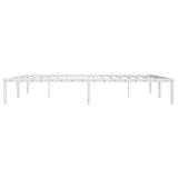 Metal Bed Frame without Mattress White 180x200cm 373677