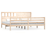Bed Frame without Mattress Solid Wood 200x200 cm 3101108